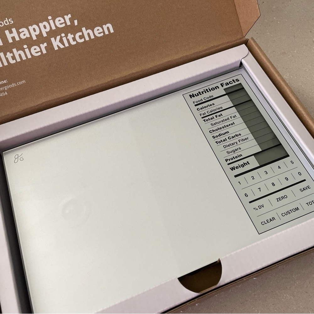 NIB Greater Good nutritional scale.